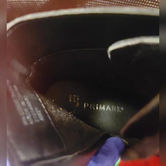 Primark Women's Black Leather Boots  Size 7 - Picture 11 of 12